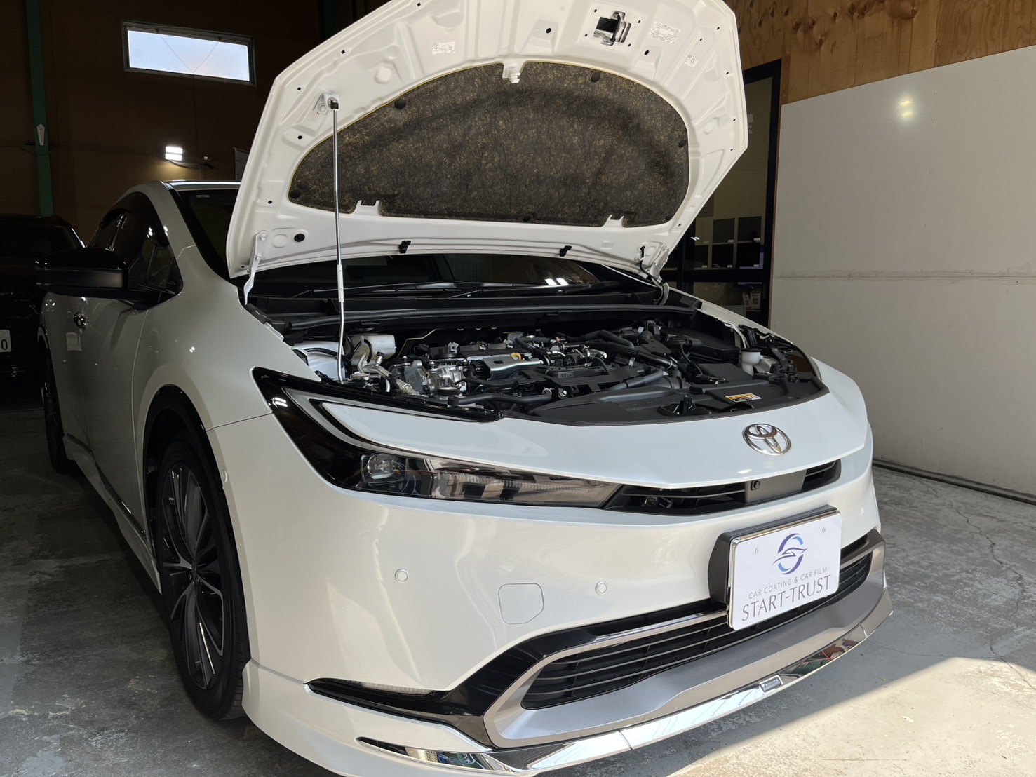 トヨタ カローラ プロテクションフィルム 施工前