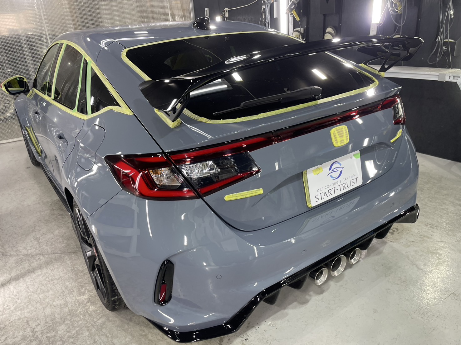 ホンダ シビックタイプR 施工写真 (6)