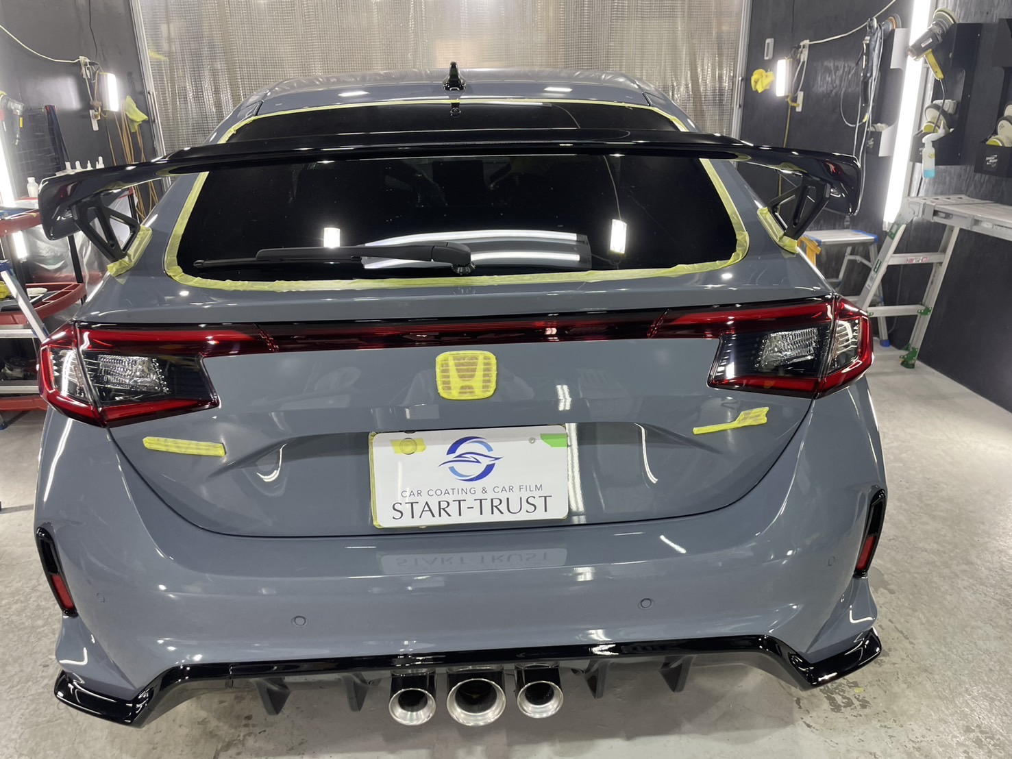 ホンダ シビックタイプR 施工写真 (7)