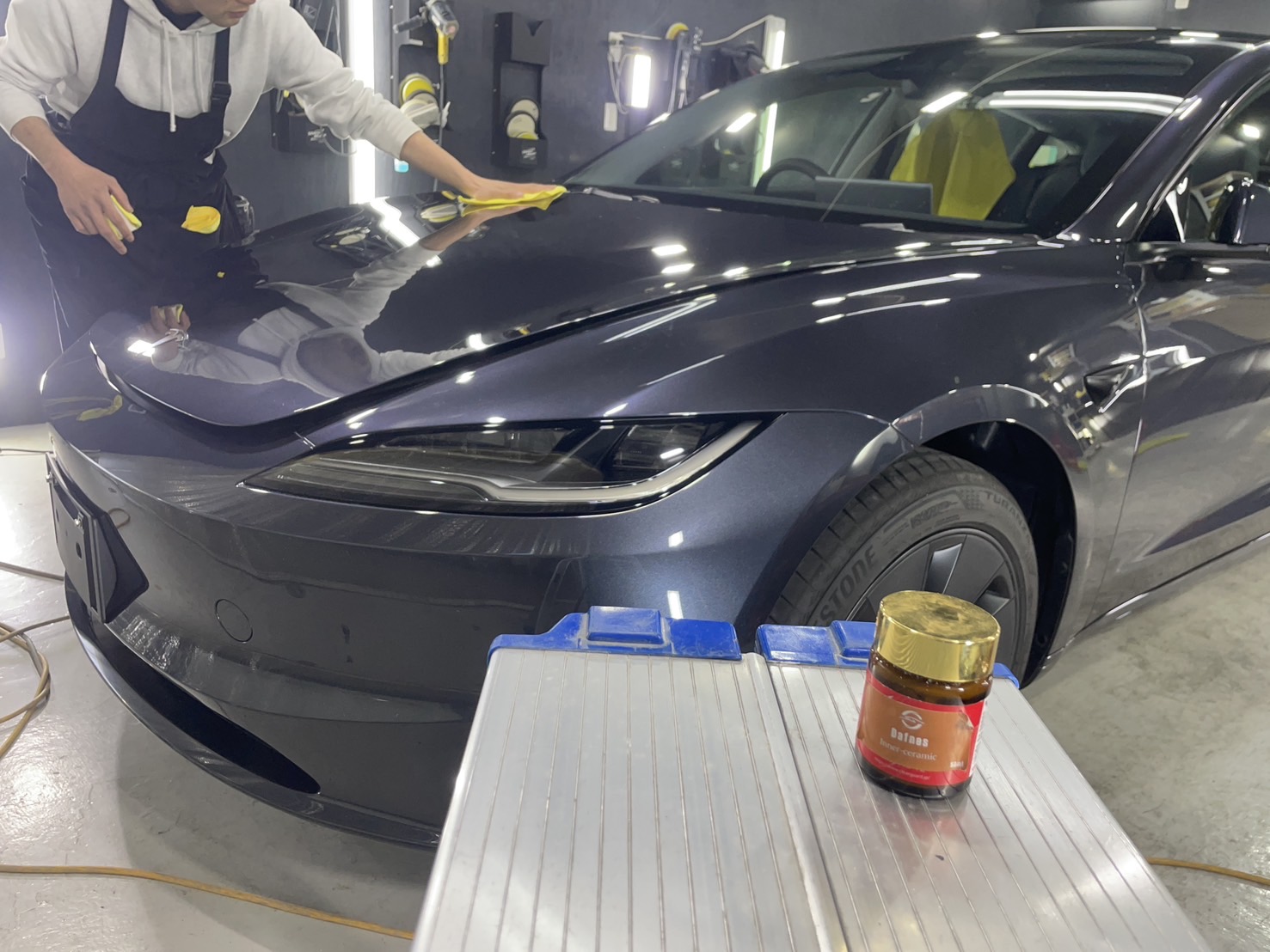 テスラ セラミックコーティングの仕上がり