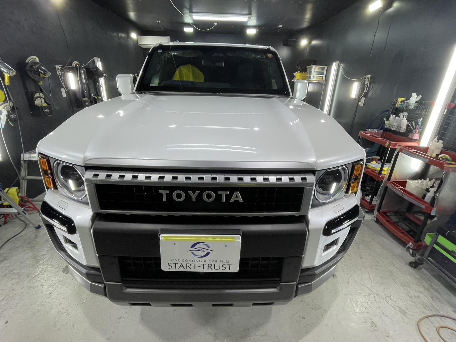 トヨタ ランドクルーザー セラミックコーティングの仕上がり