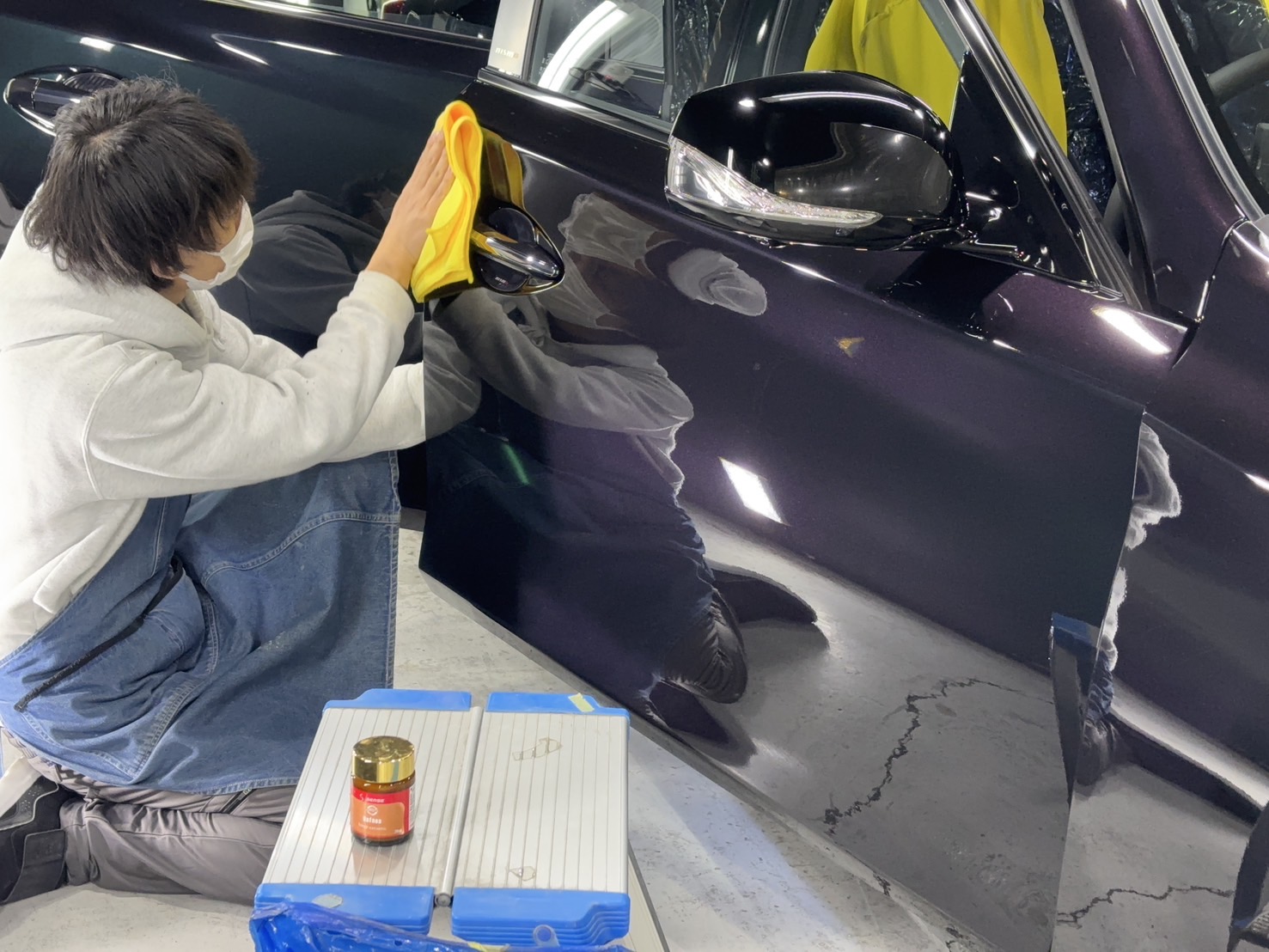 トヨタ ランドクルーザー セラミックコーティングの仕上がり
