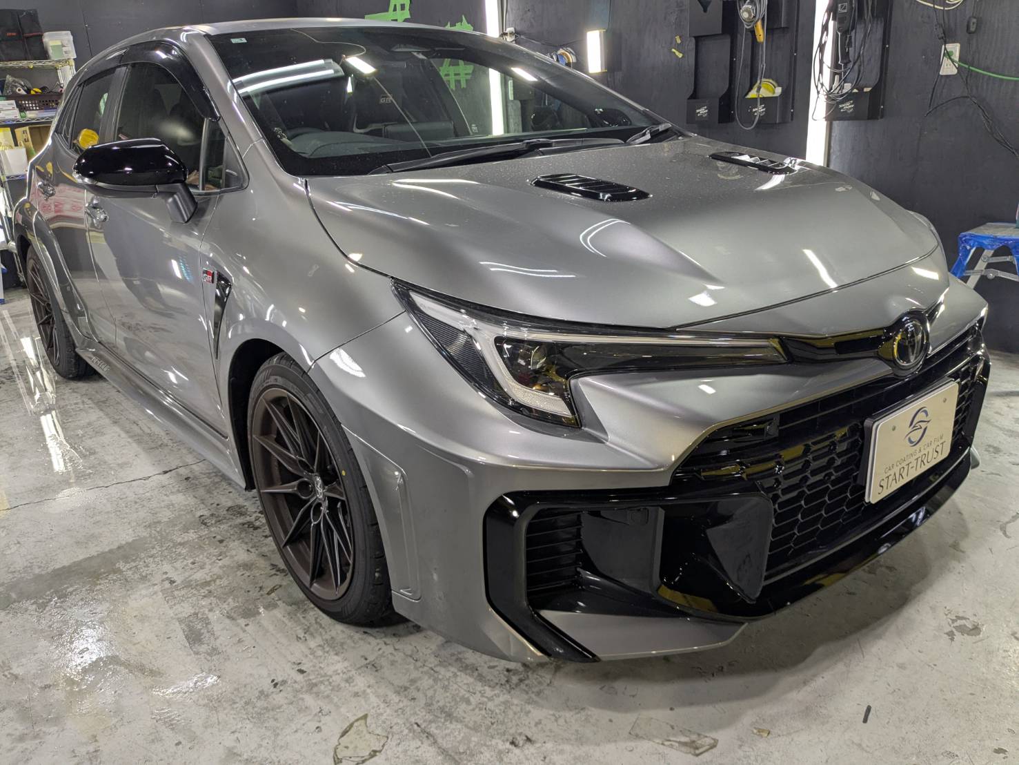トヨタ カローラ プロテクションフィルムの仕上がり