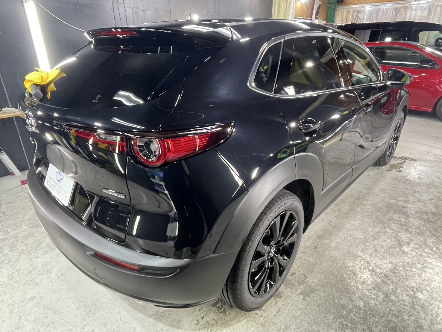 マツダ CX-30 セラミックコーティングの仕上がり