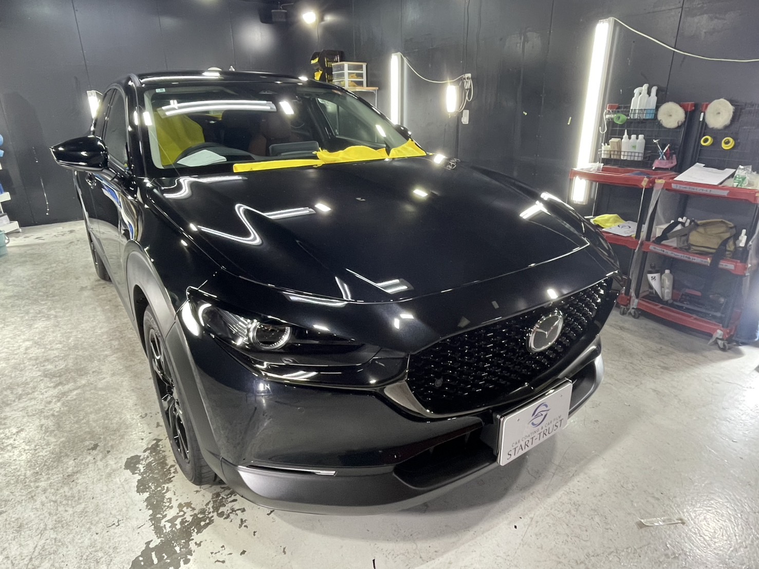 マツダ CX-30 セラミックコーティングの仕上がり