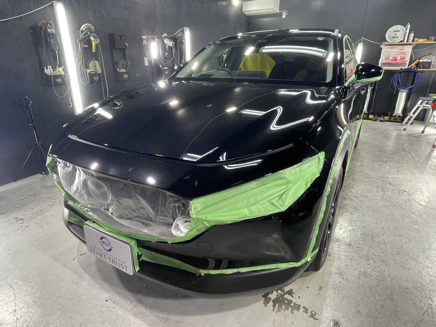 マツダ CX-30 セラミックコーティングの仕上がり