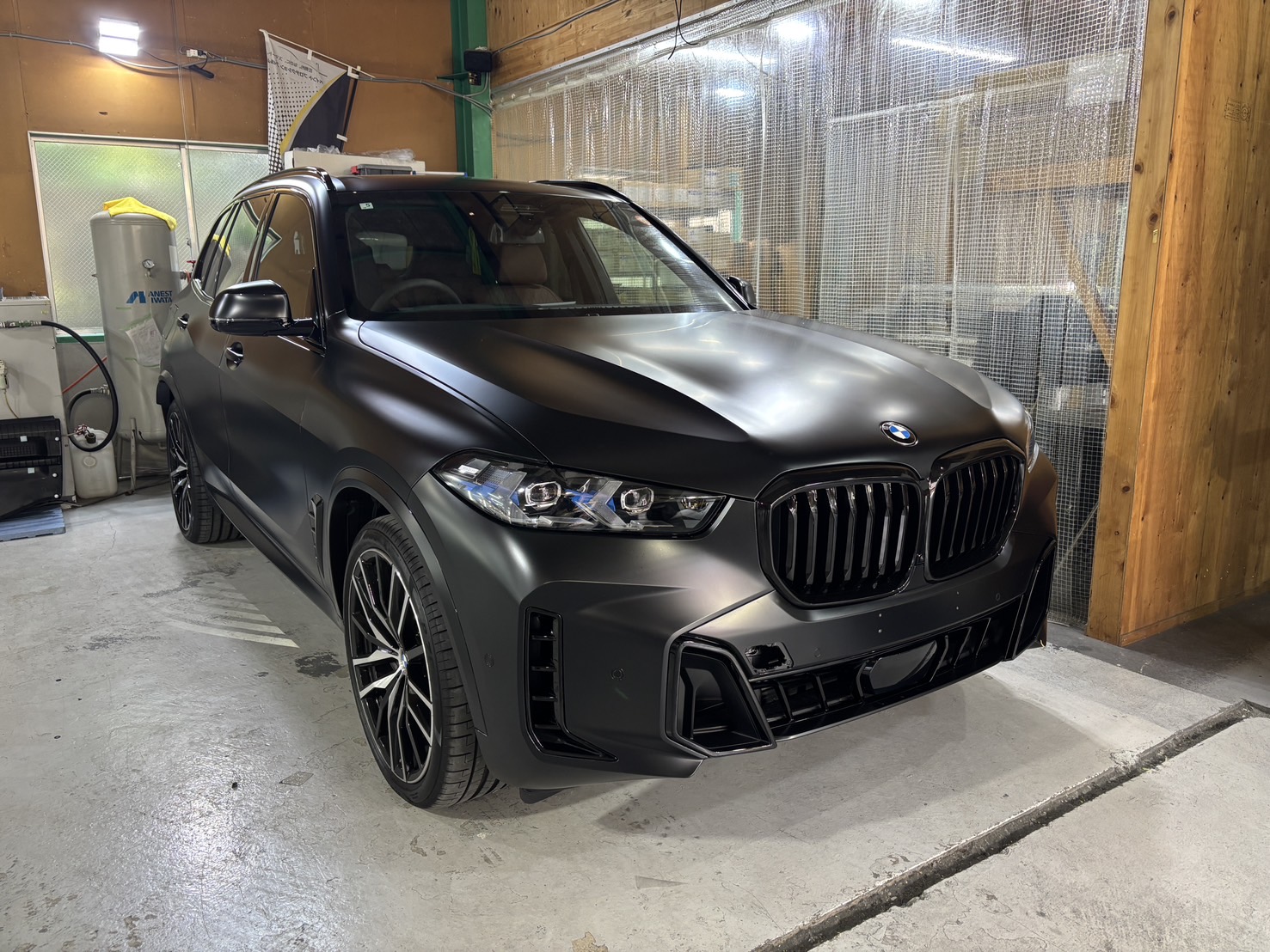 BMW X5 プロテクションフィルム 施工後の仕上がり