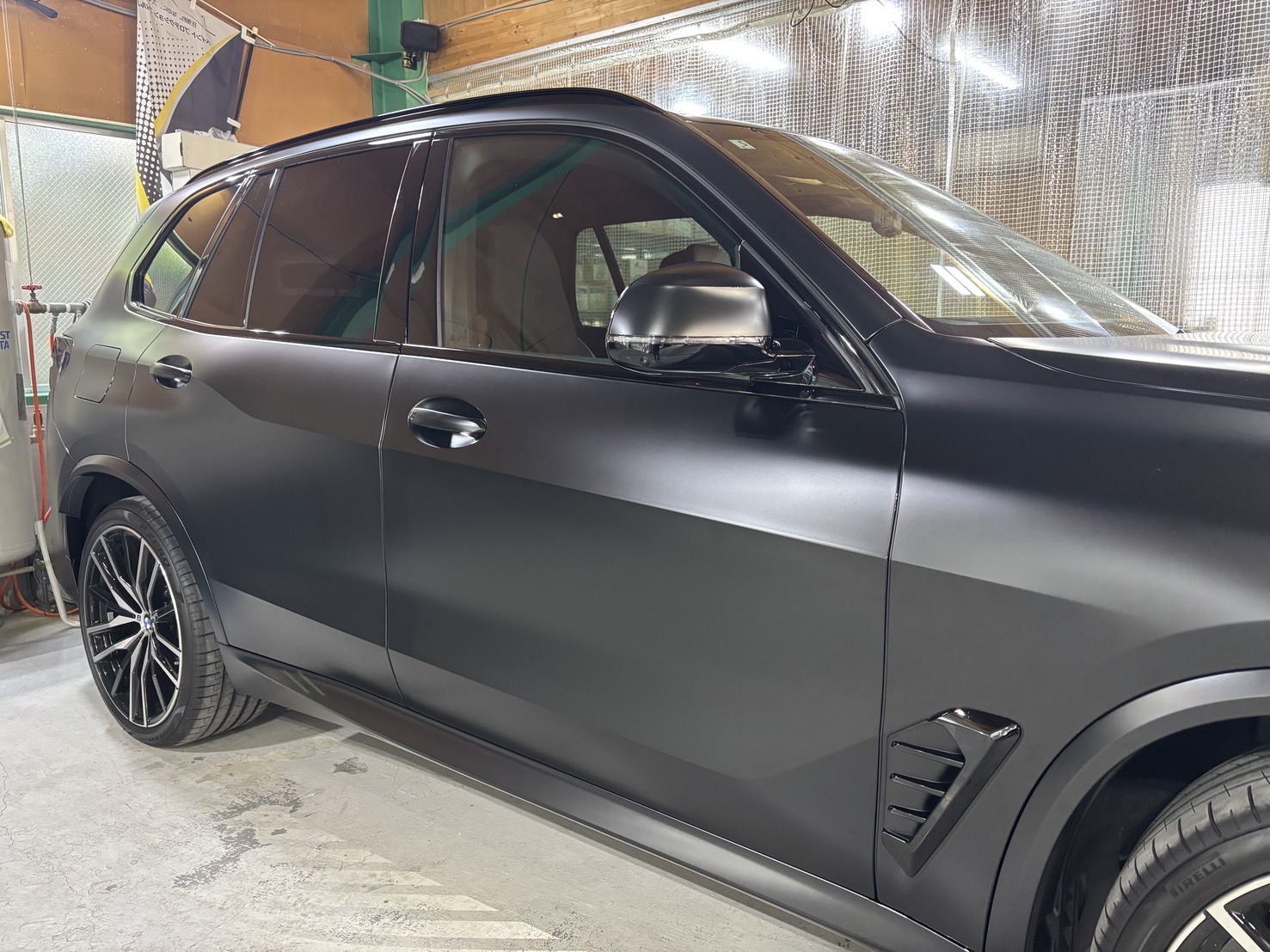 BMW X5 プロテクションフィルム 施工後の仕上がり