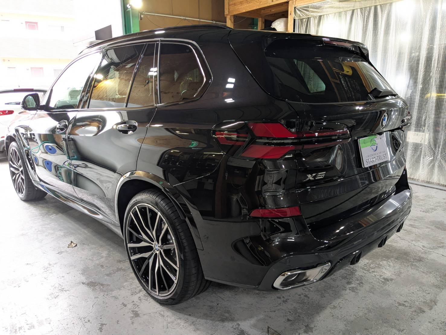 BMW X5 プロテクションフィルム 施工前