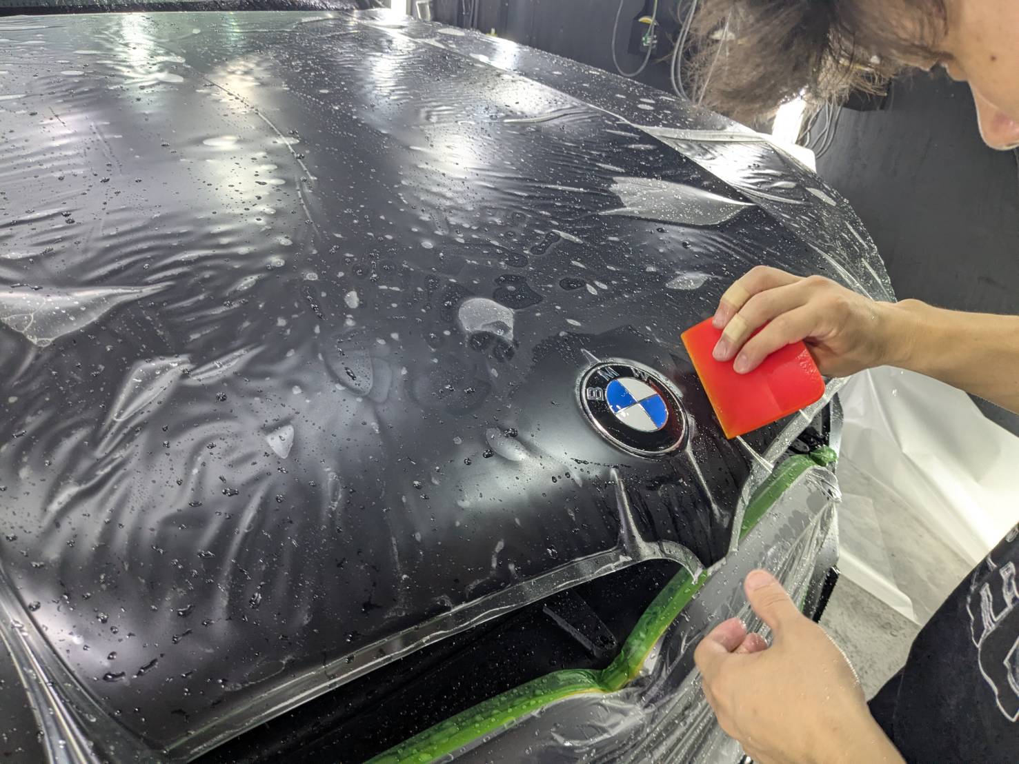 BMW X5 プロテクションフィルムの仕上がり