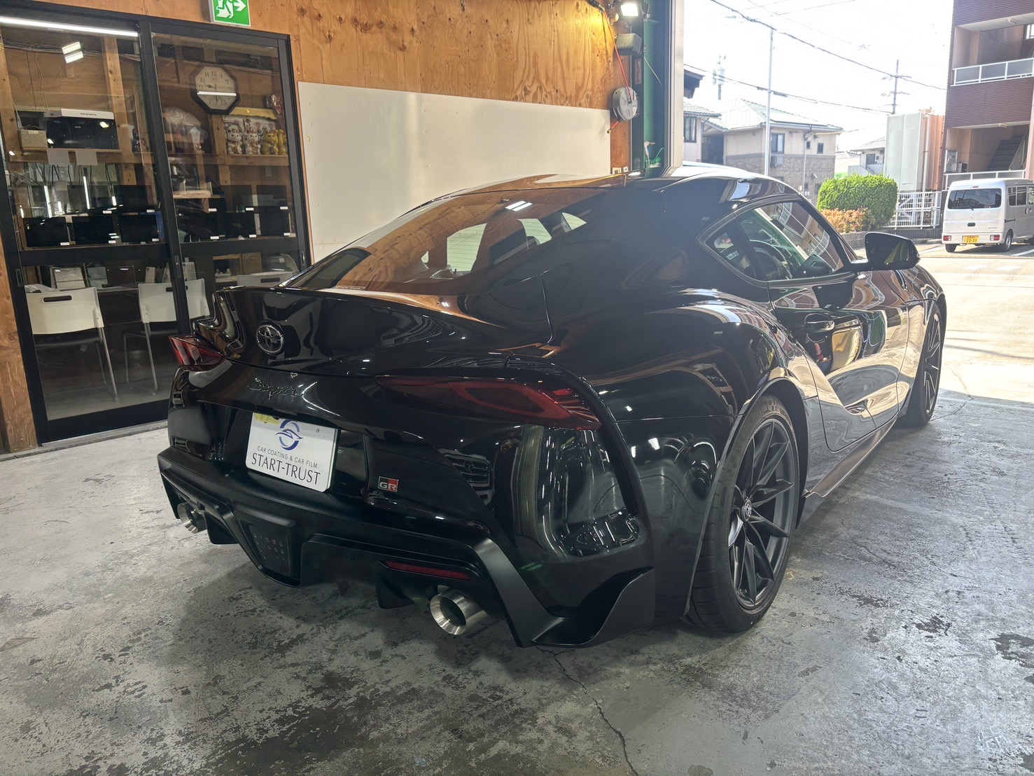 トヨタ GR セラミックコーティングの仕上がり