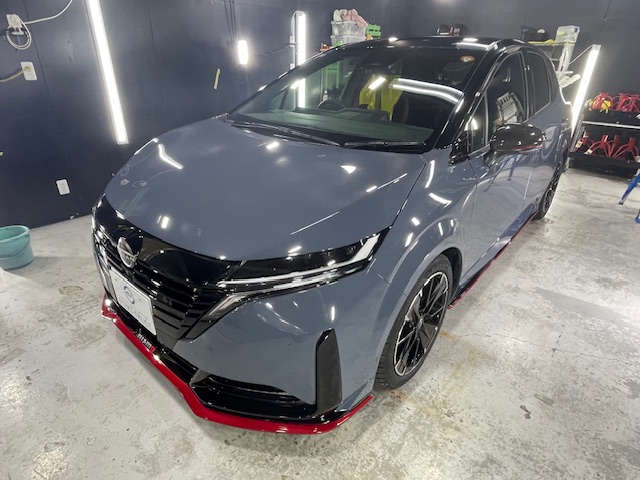 日産 ノート セラミックコーティングの仕上がり