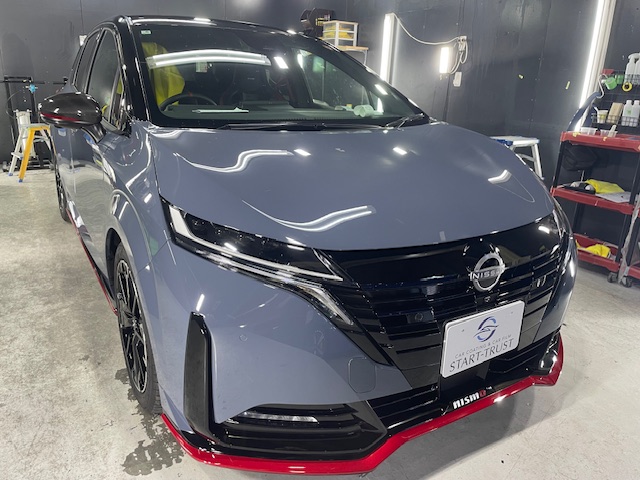 日産 ノート セラミックコーティングの仕上がり