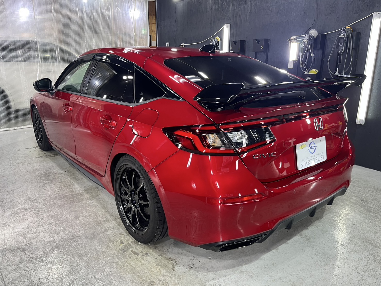 ホンダ シビックRS 施工写真 (4)
