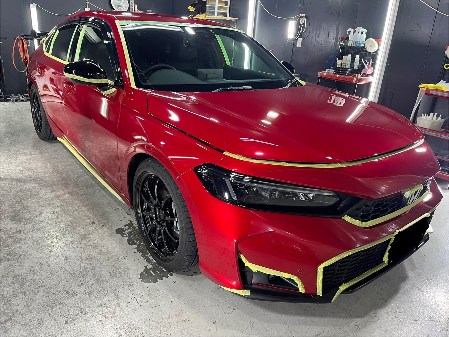 ホンダ シビックRS 施工写真 (1)
