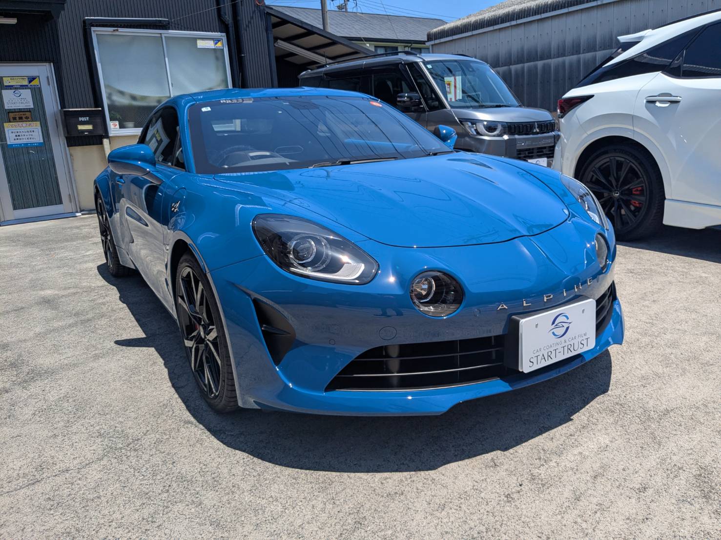 アルピーヌ X1 プロテクションフィルム 施工後の仕上がり