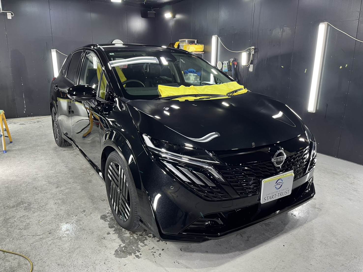 日産 ノート セラミックコーティング 施工後の仕上がり