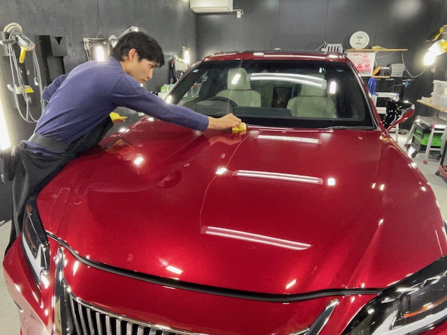 レクサス ES300ｈ 施工写真 (8)
