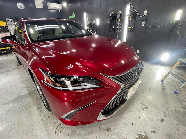 レクサス ES300ｈ 施工写真 (1)