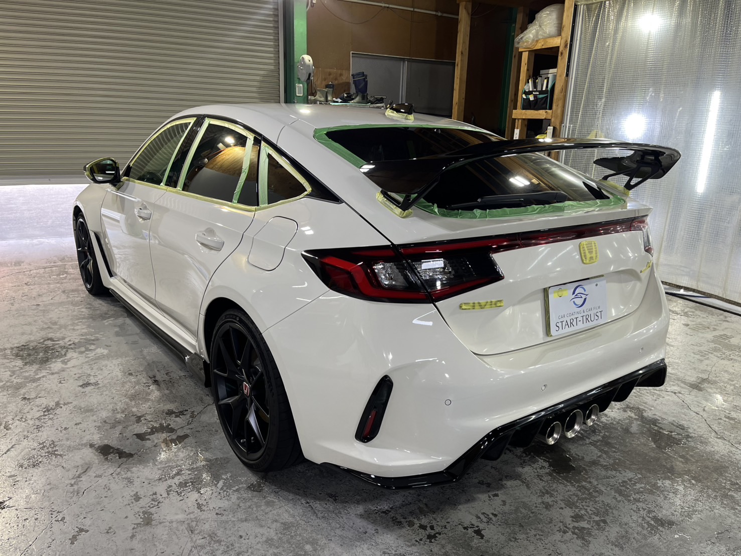 ホンダ シビックtypeR 施工写真 (4)