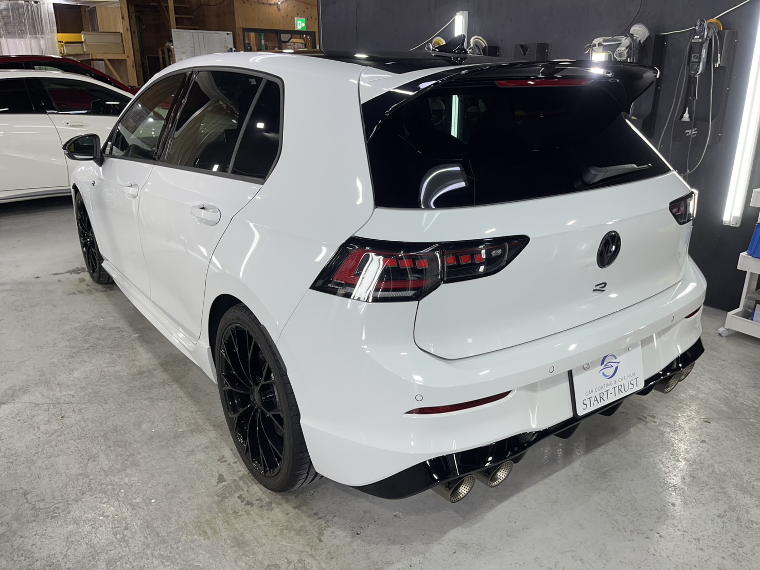 フォルクスワーゲン ゴルフR 施工写真 (2)