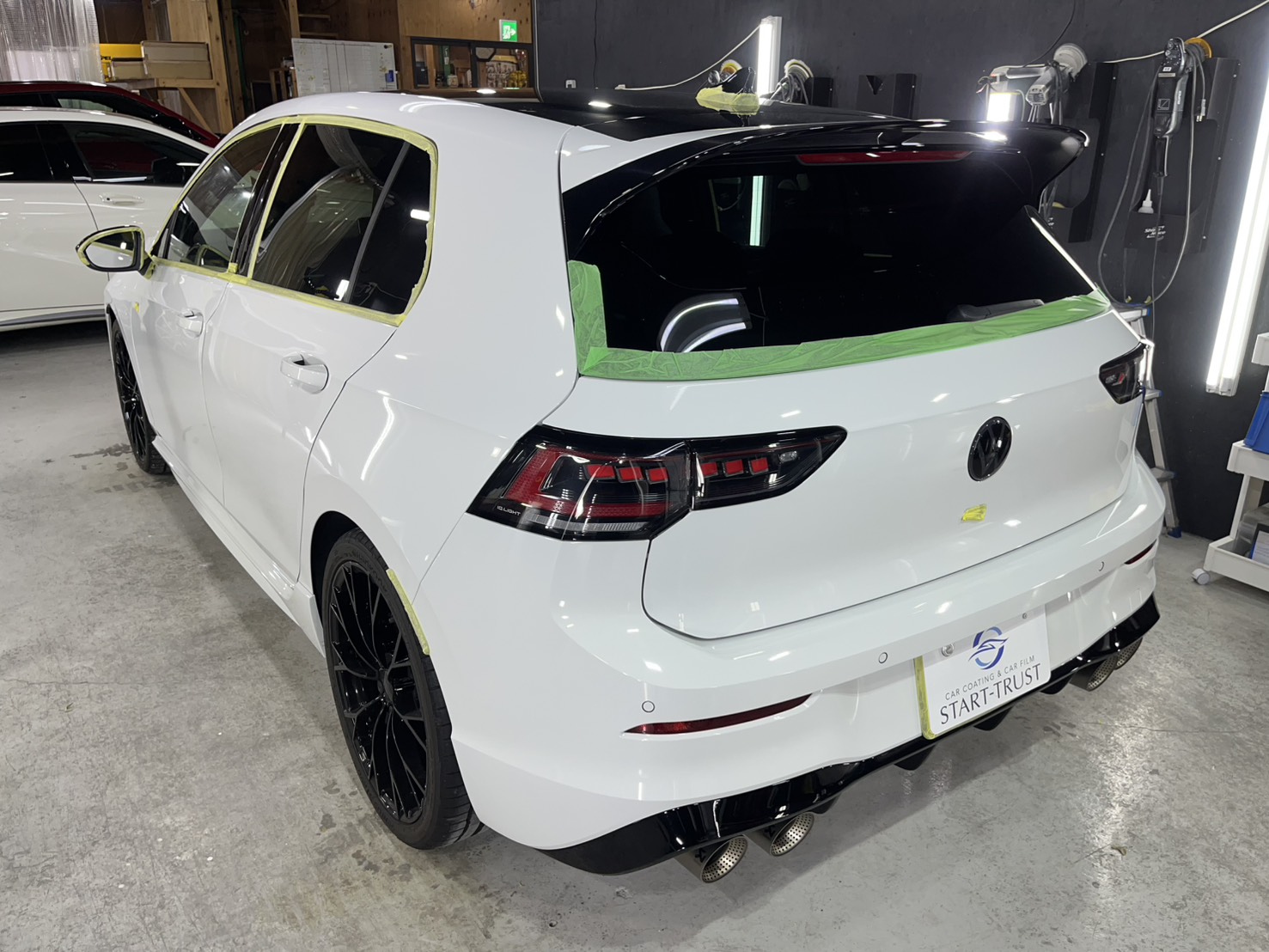フォルクスワーゲン ゴルフR 施工写真 (4)