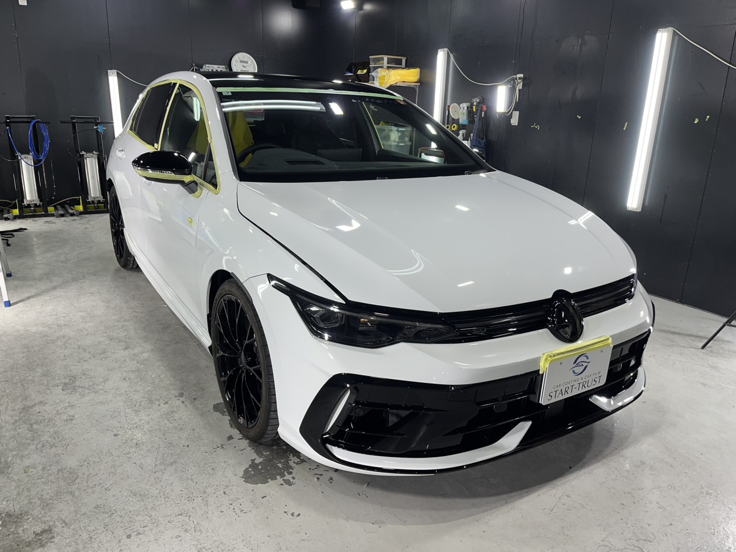 フォルクスワーゲン ゴルフR 施工写真 (3)