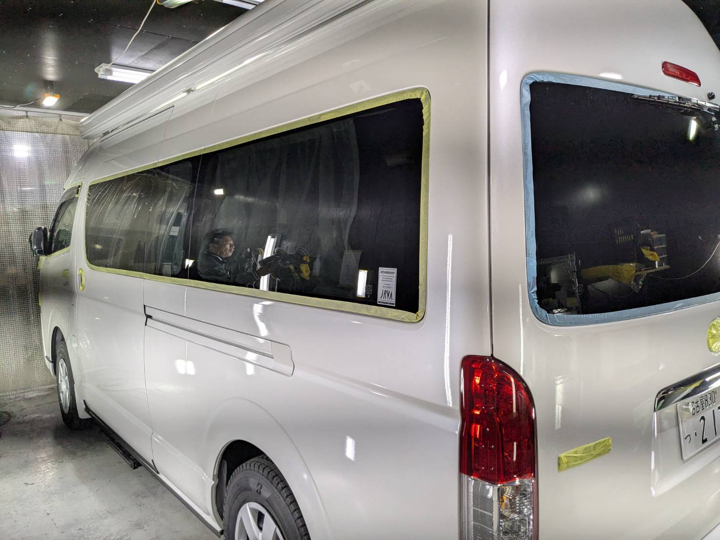 トヨタ ハイエース 施工写真 (4)