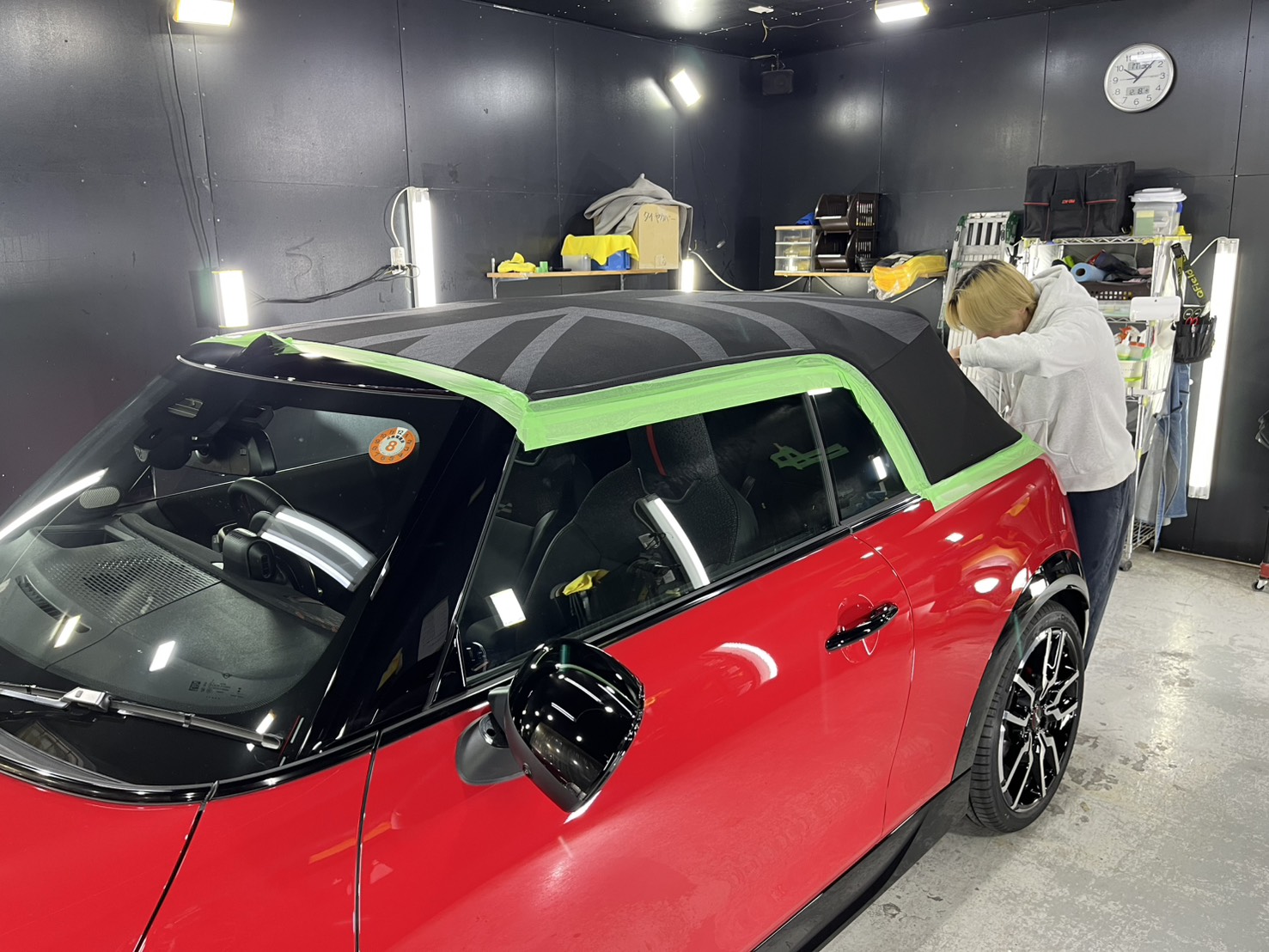MINI ジョンクーパーワークス 施工写真 (7)