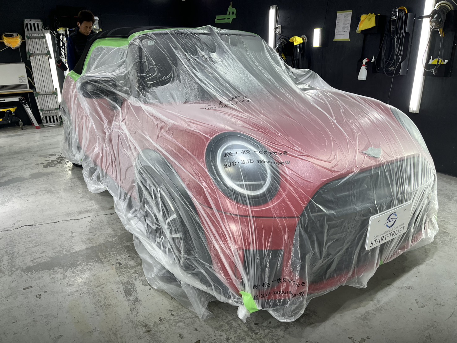 MINI ジョンクーパーワークス 施工写真 (8)