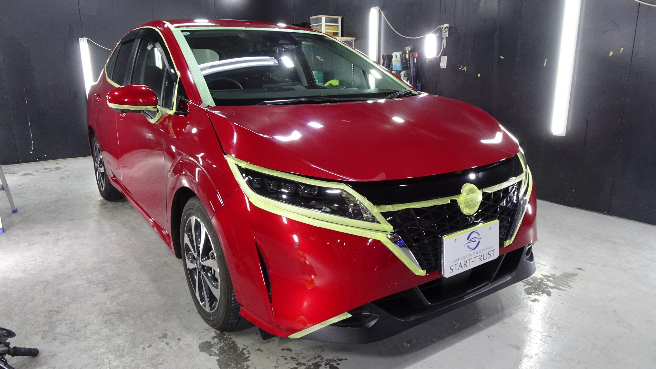 日産 ノート セラミックコーティングの仕上がり