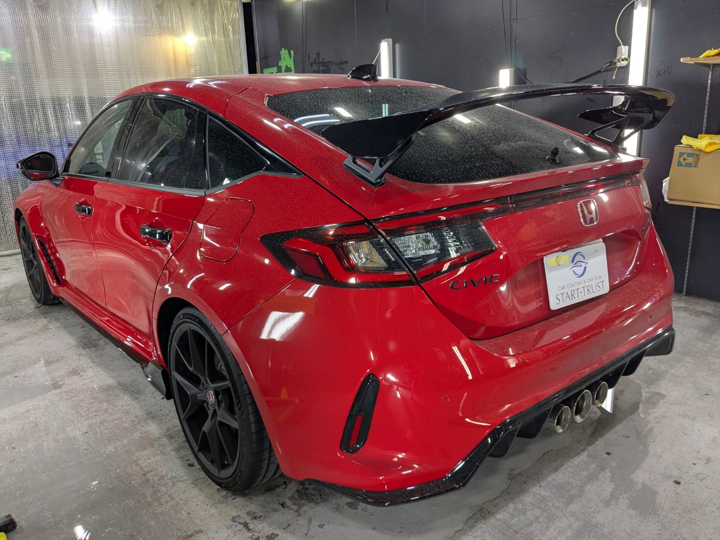 ホンダ シビックタイプR 施工写真 (6)