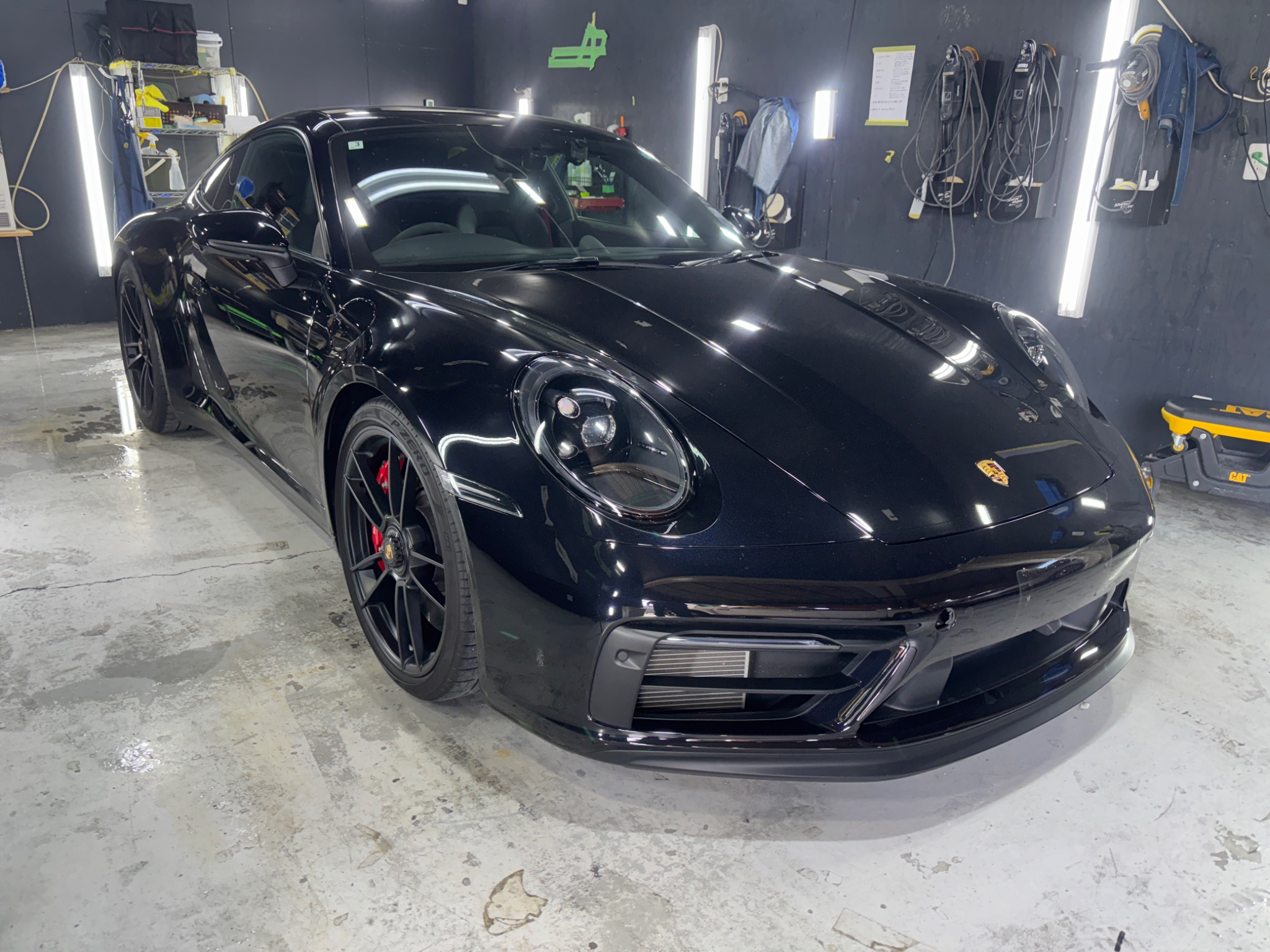 ポルシェ 911 セラミックコーティングの仕上がり