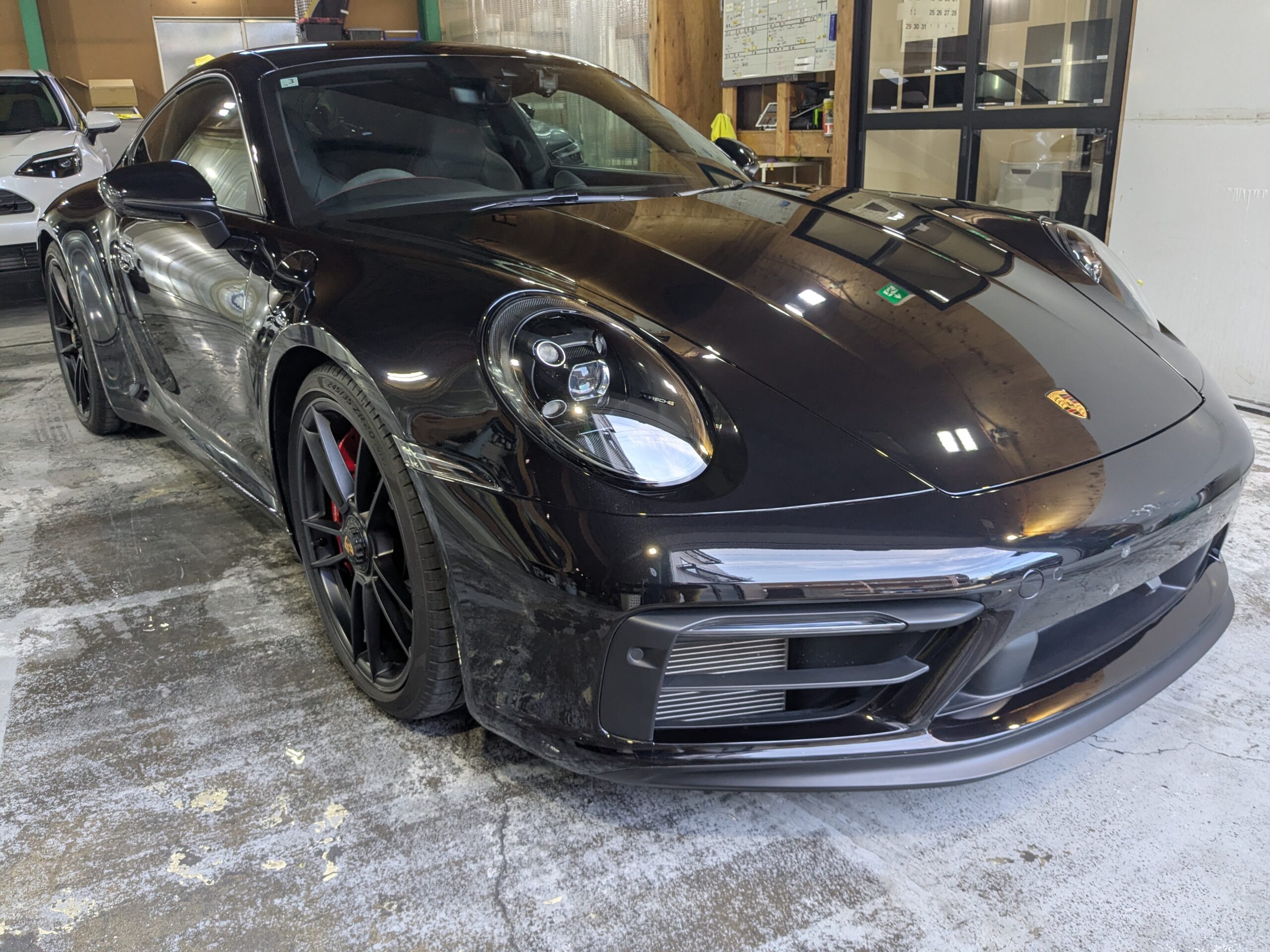 ポルシェ 911 セラミックコーティングの仕上がり