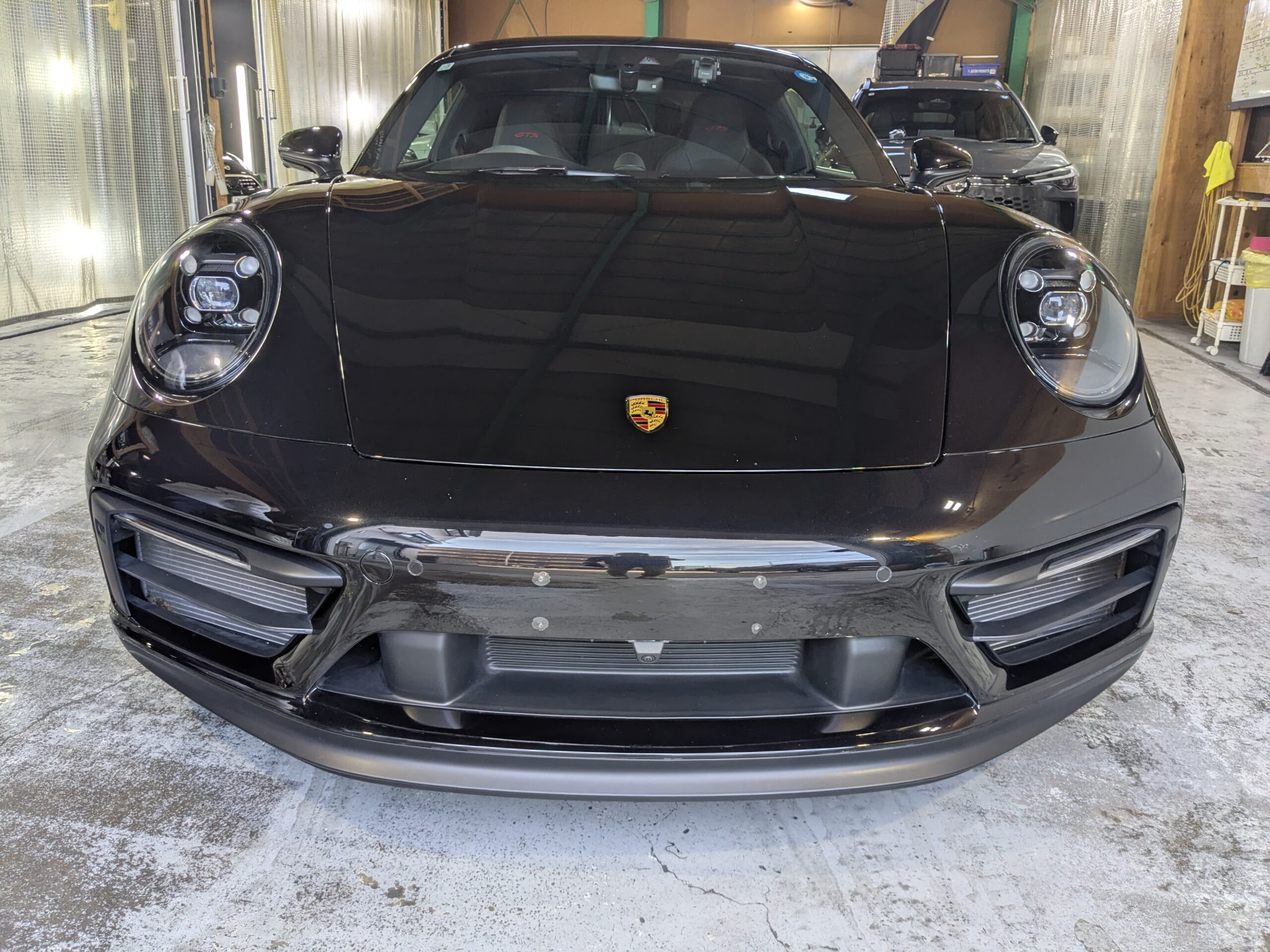 ポルシェ 911 セラミックコーティングの仕上がり