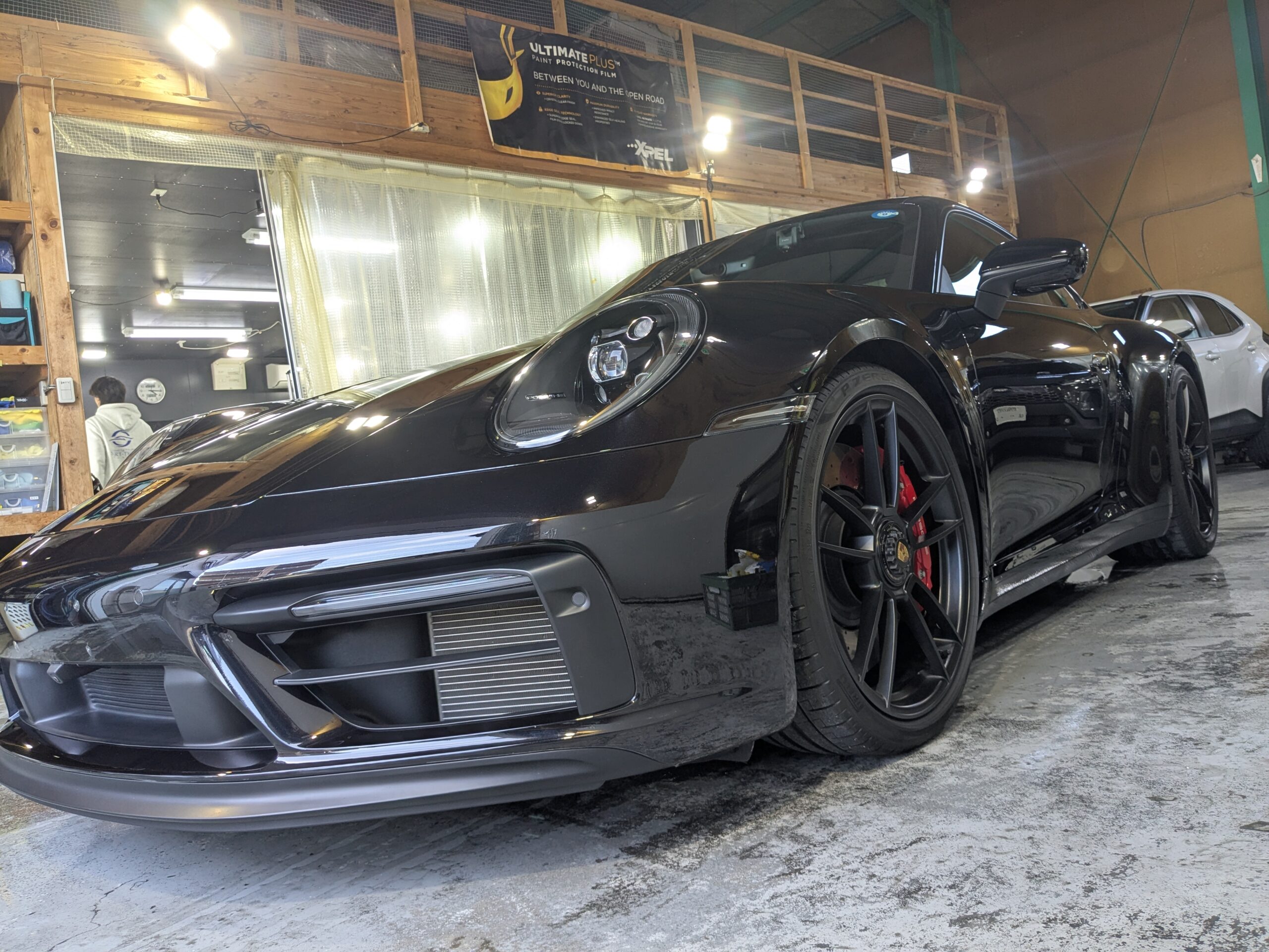 ポルシェ 911 セラミックコーティングの仕上がり