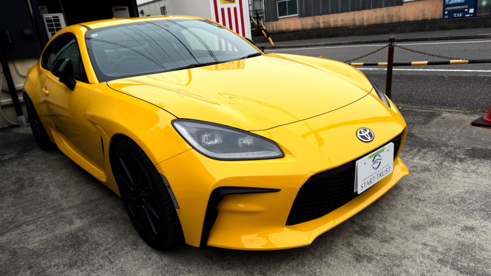 トヨタ GR86 ボディコーティングの仕上がり