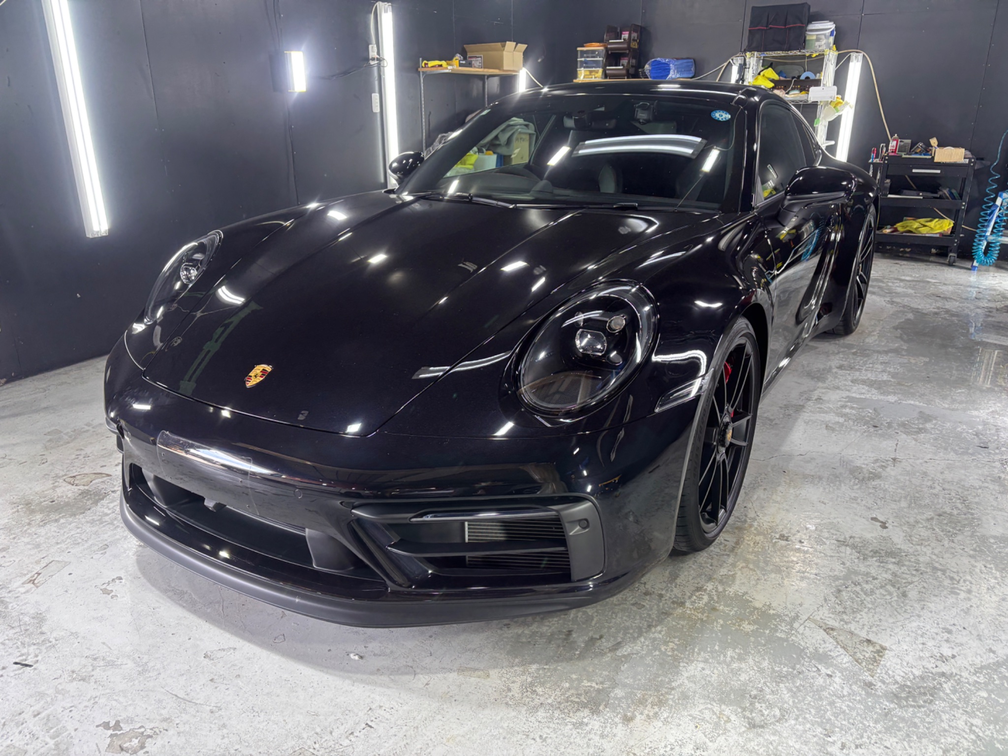 ポルシェ 911 セラミックコーティングの仕上がり