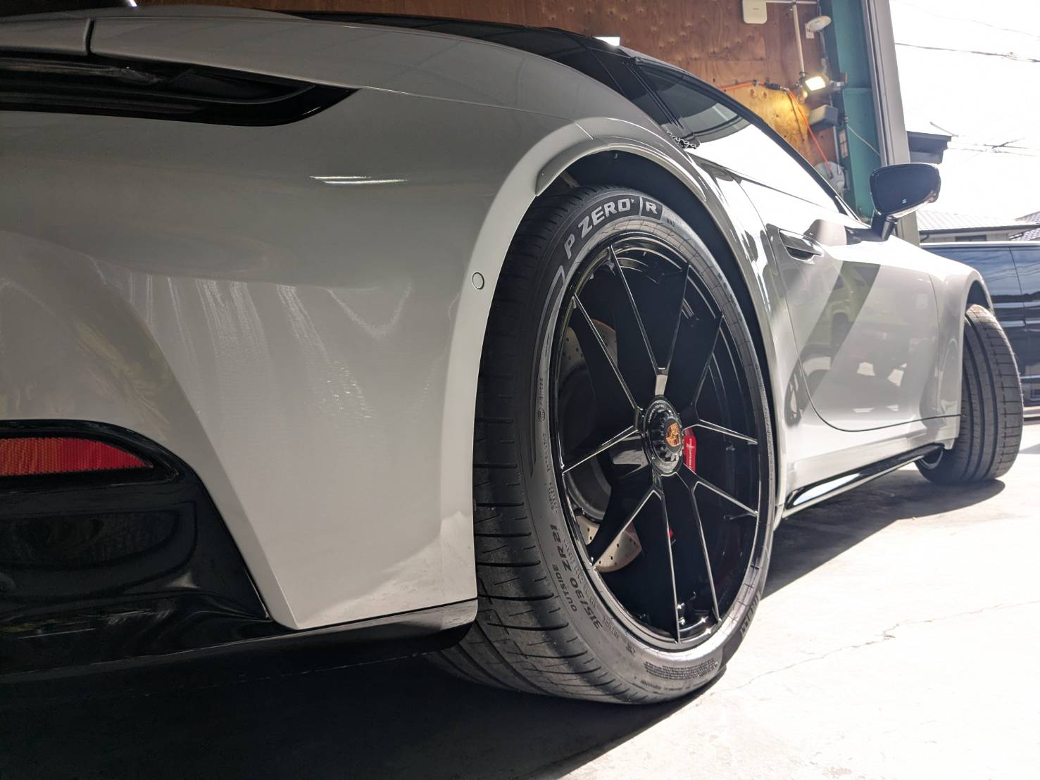 ポルシェ タルガ4GTS ホイールコーティングの仕上がり