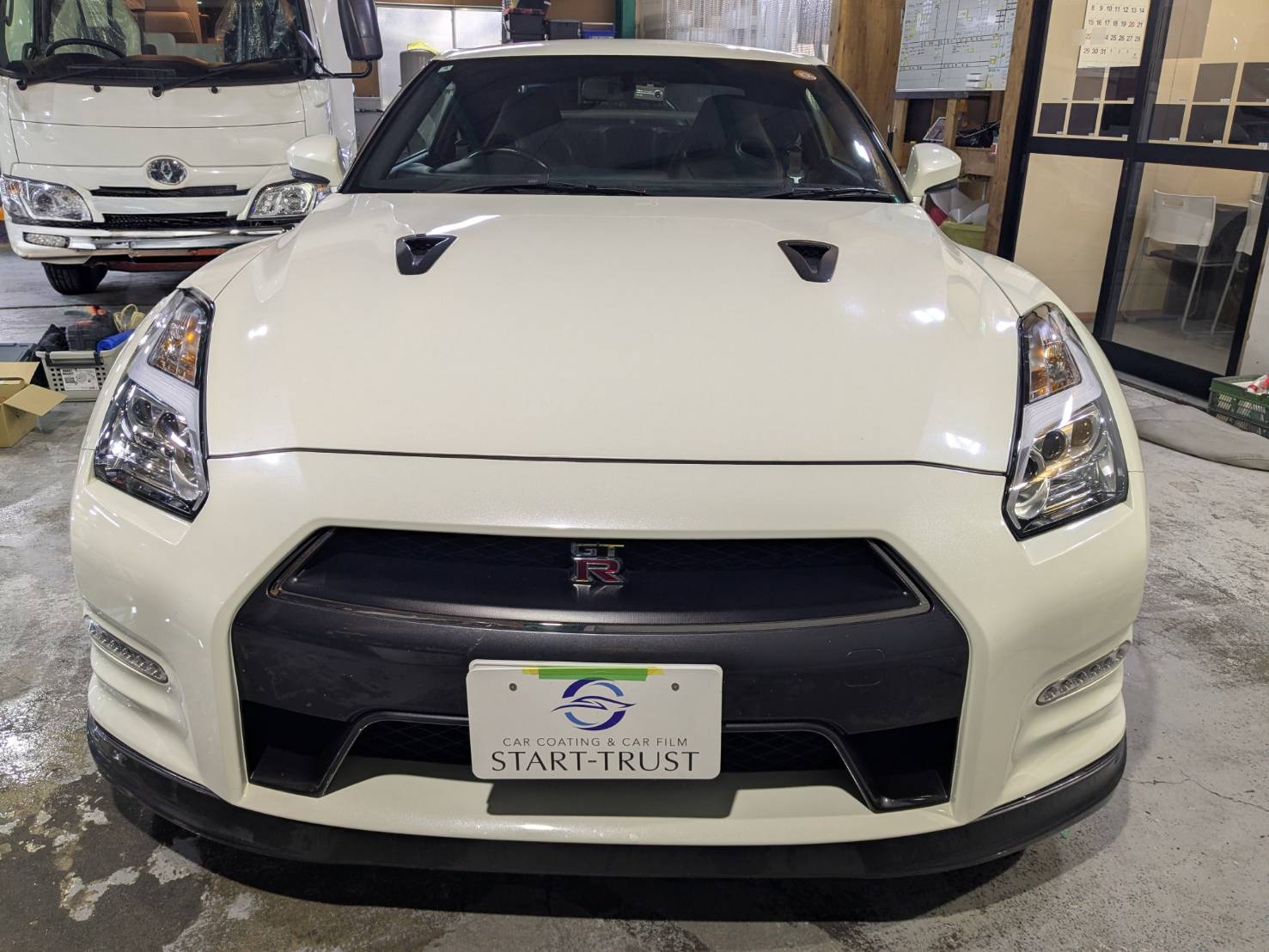 日産 GT-R プロテクションフィルム 施工後の仕上がり