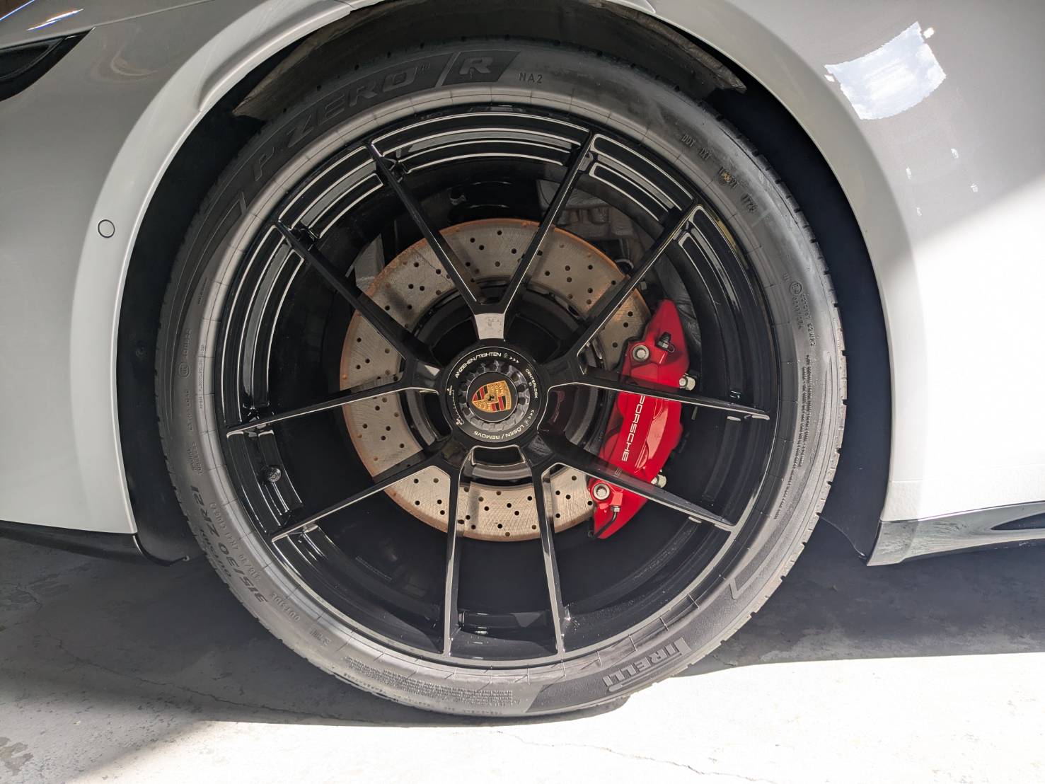 ポルシェ タルガ4GTS ホイールコーティングの仕上がり