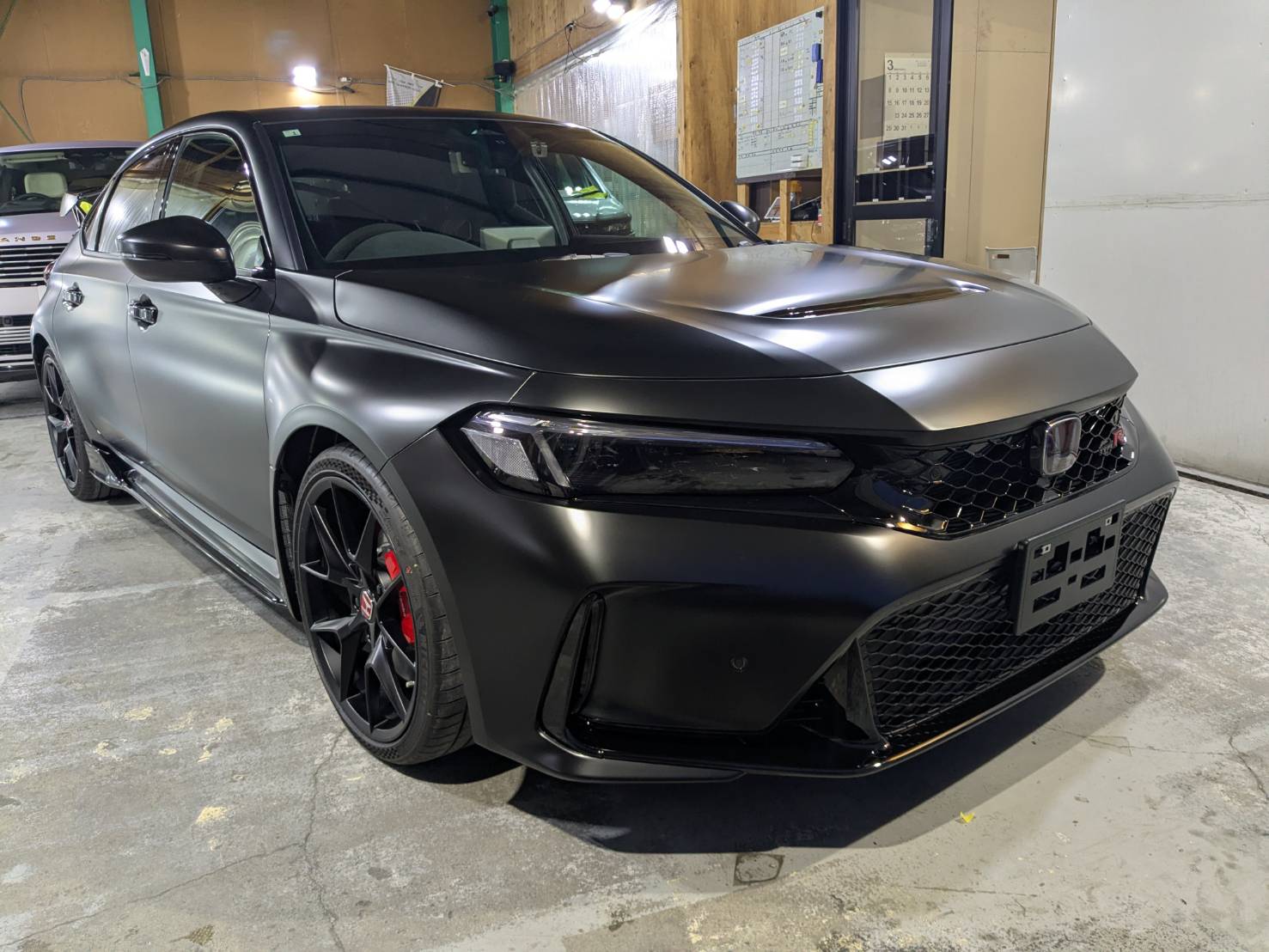ホンダ シビック プロテクションフィルム 施工後の仕上がり