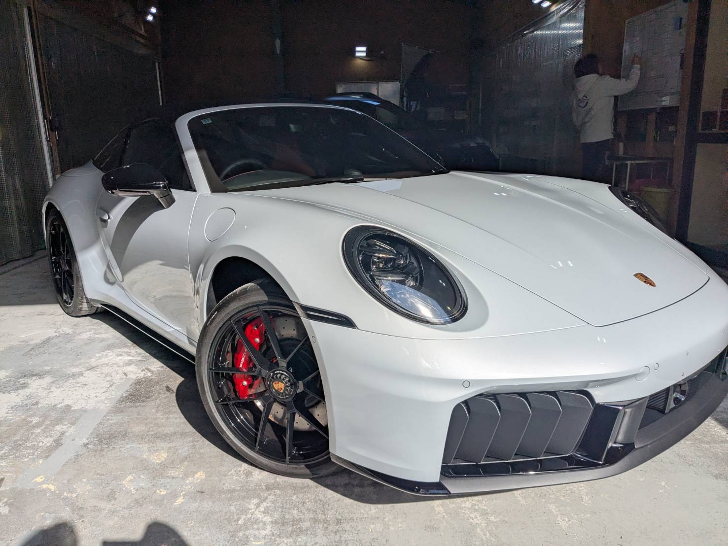 ポルシェ タルガ4GTS ホイールコーティング 施工後の仕上がり