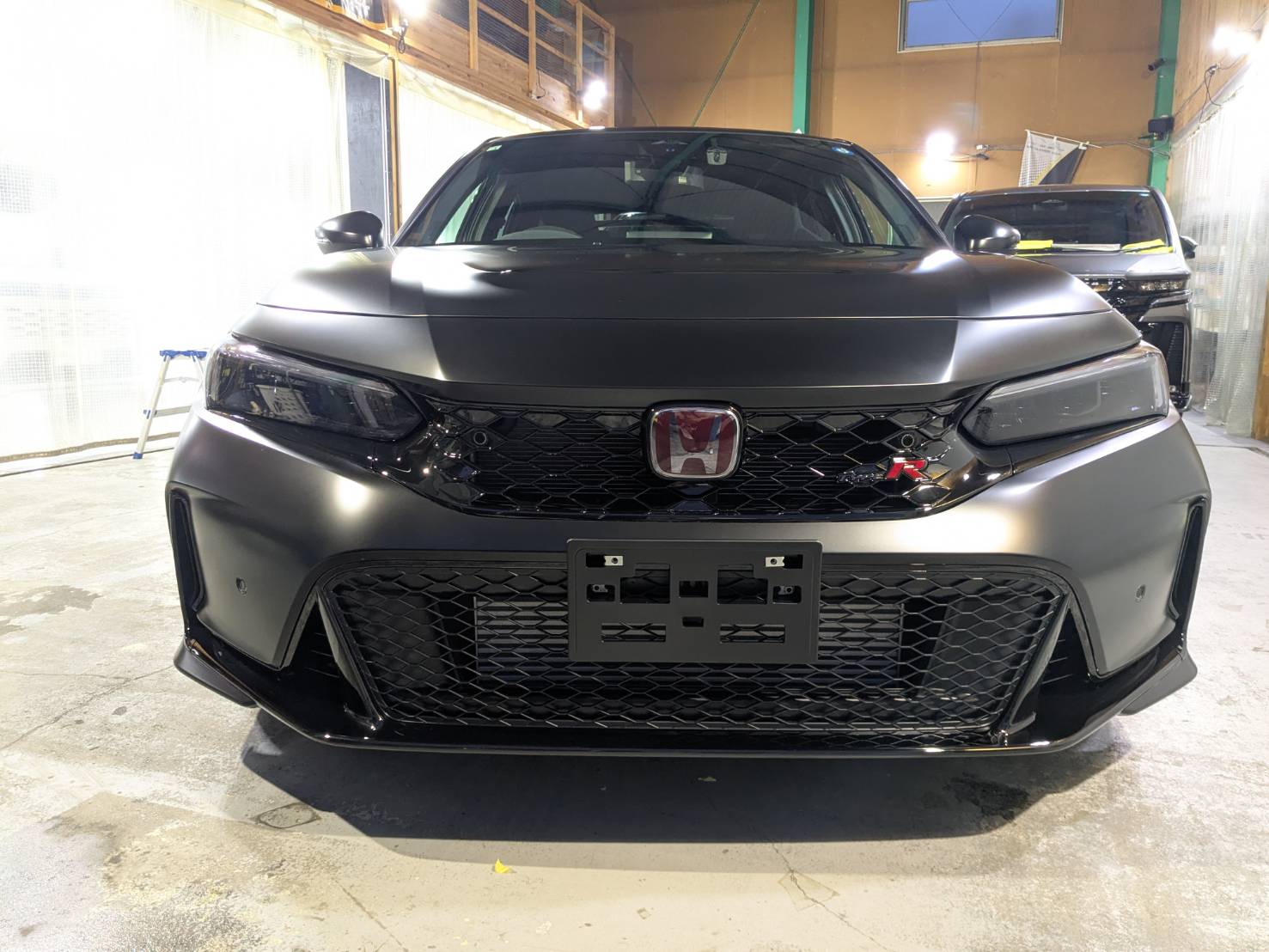 ホンダ シビック プロテクションフィルム 施工後の仕上がり