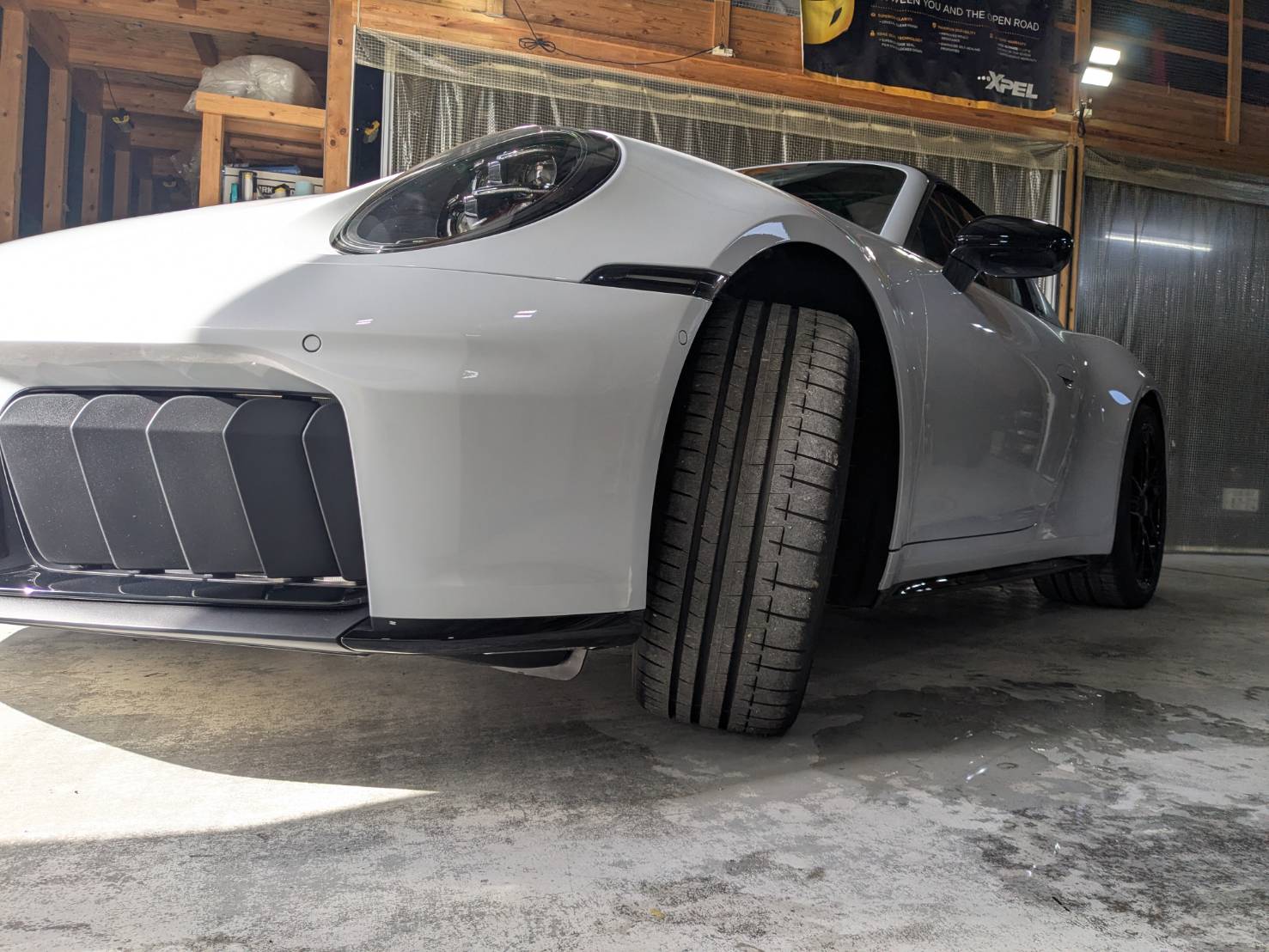 ポルシェ タルガ4GTS ホイールコーティング 施工後の仕上がり