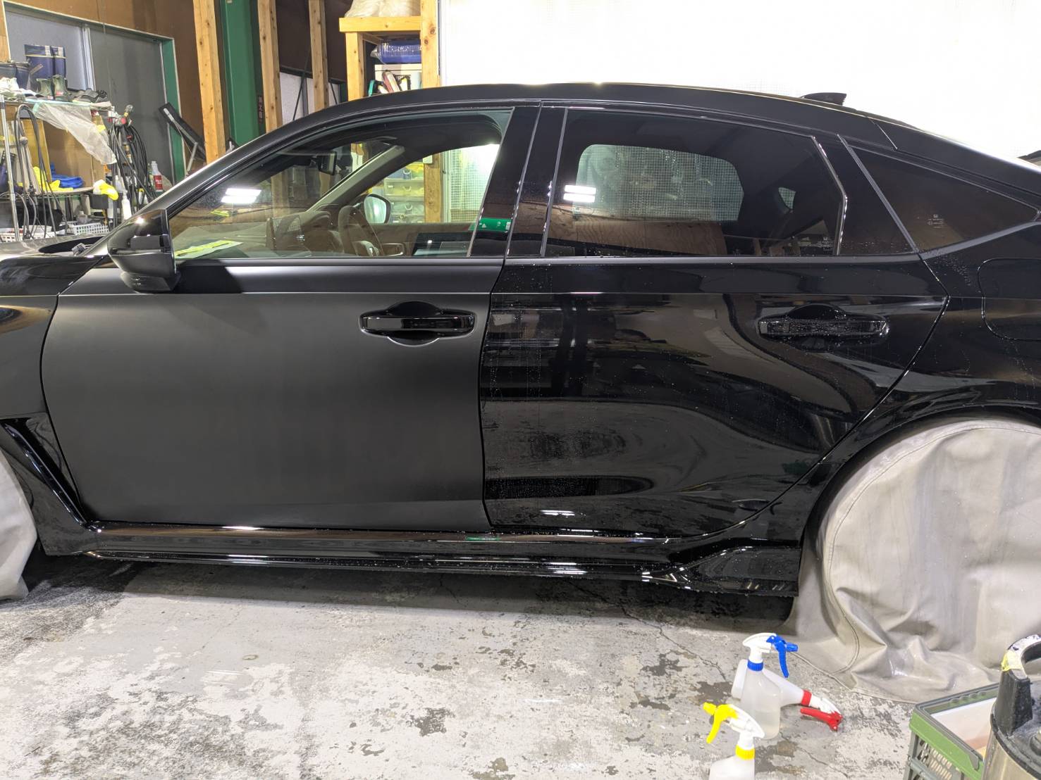 ホンダ シビック プロテクションフィルムの仕上がり