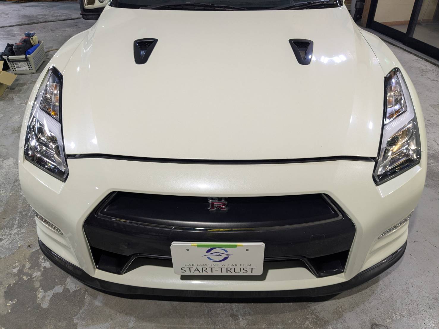 日産 GT-R プロテクションフィルム 施工前