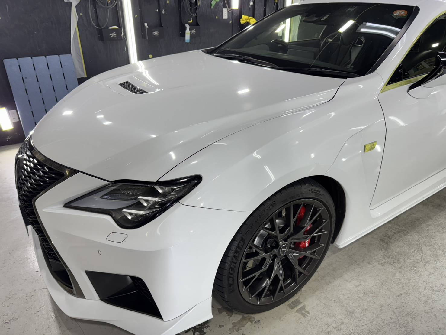 レクサスRCF カーコーティング施工前