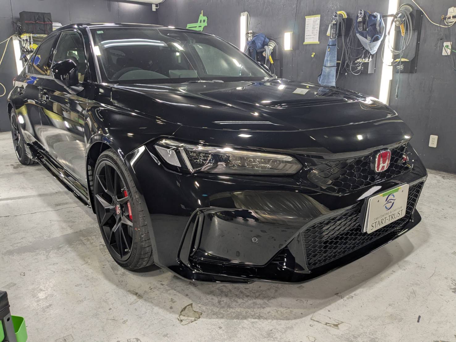 ホンダ シビック プロテクションフィルム 施工前