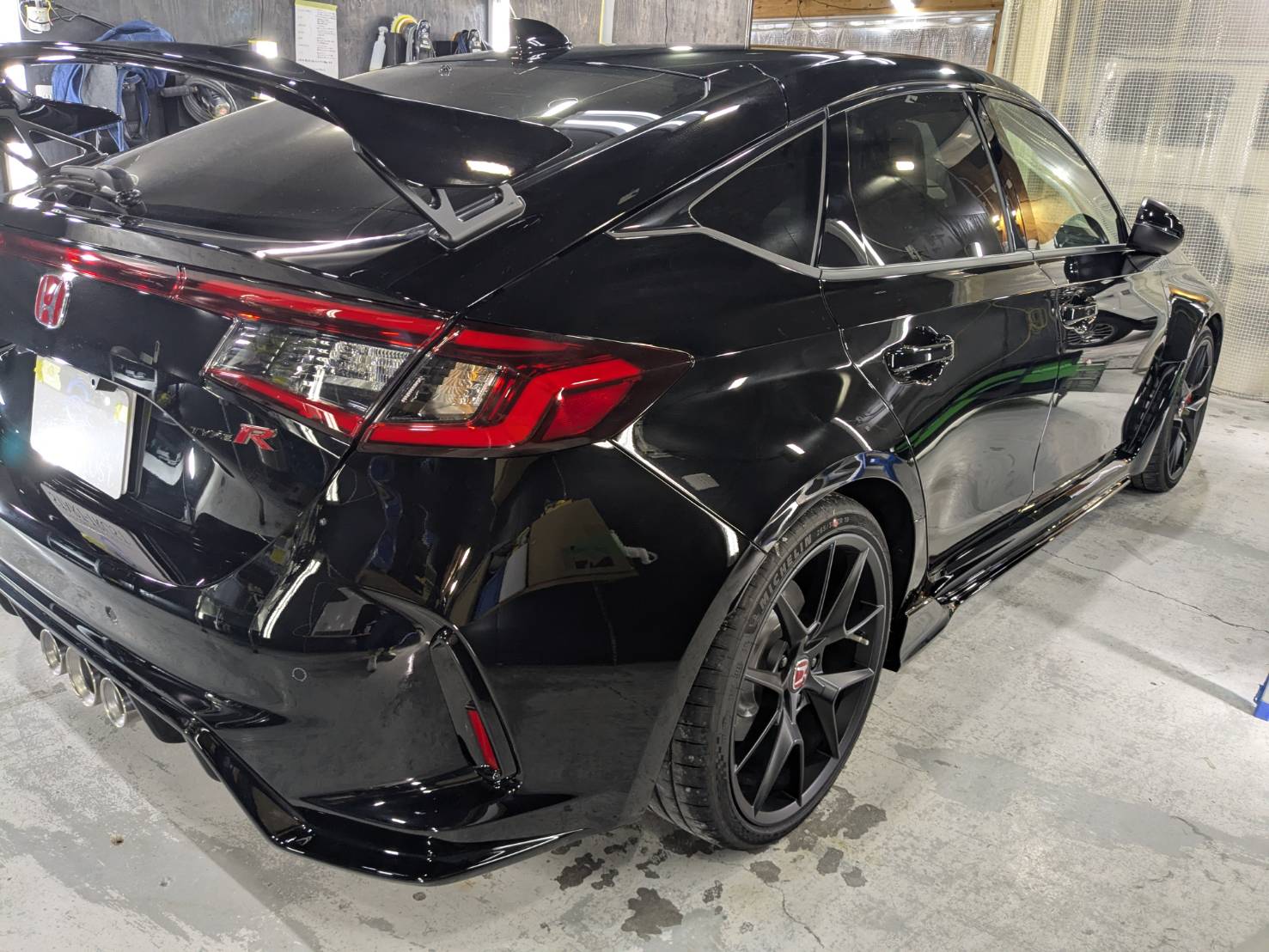 ホンダ シビック プロテクションフィルム 施工前